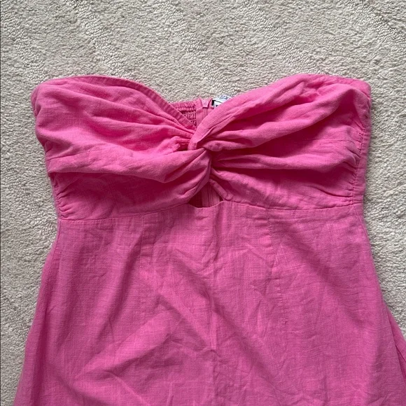 SNDYS x Revolve Lilly Pink Strapless Dress - Picture 3 of 11
